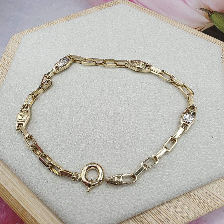14k Gold Bracelet/ Bratara Aur 14k M0109