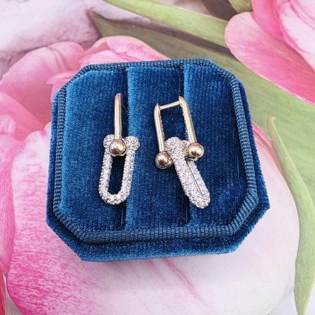 14k Gold Earrings/ Cercei Aur 14k C445