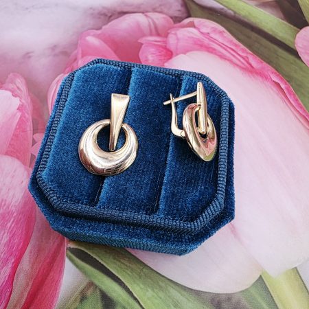 14k Gold Earrings/ Cercei Aur 14k C449