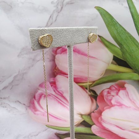 14k Gold Earrings/ Cercei Aur 14k CL269