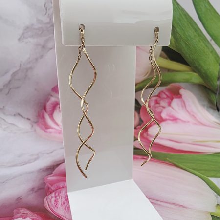 14k Gold Earrings/ Cercei Aur 14k CL272