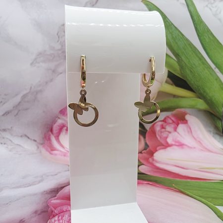 14k Gold Earrings/ Cercei Aur 14k CL273