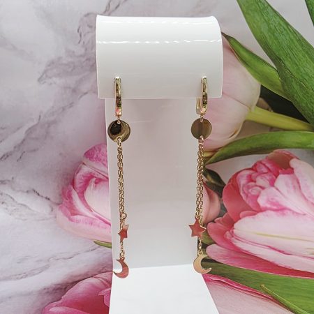 14k Gold Earrings/ Cercei Aur 14k CL276