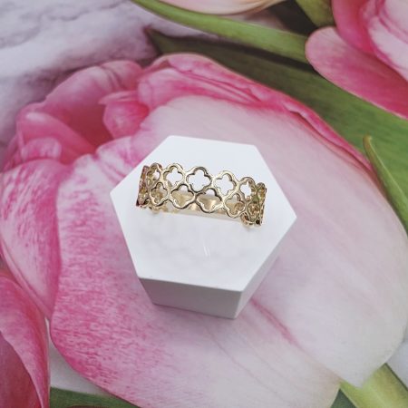 14K GOLD RING/ INEL AUR 14K R0676