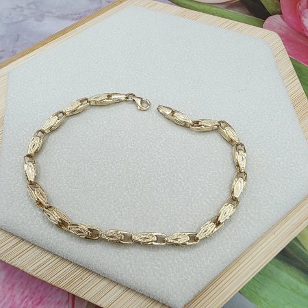 14k Gold Bracelet/ Bratara Aur 14k M0124