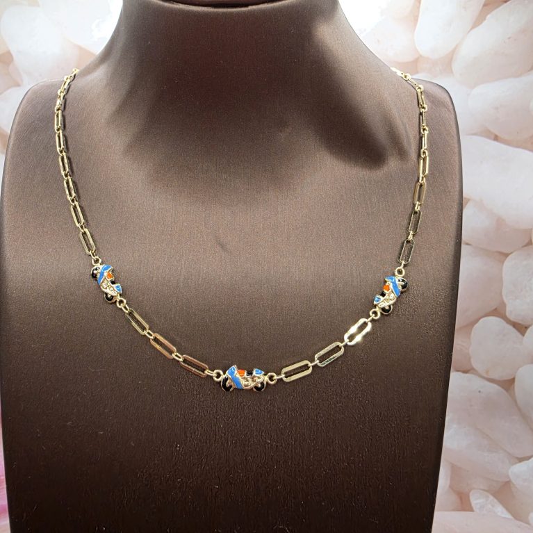 14K Gold Kid’s Necklace/ Lantisor aur 14K pentru copii C44