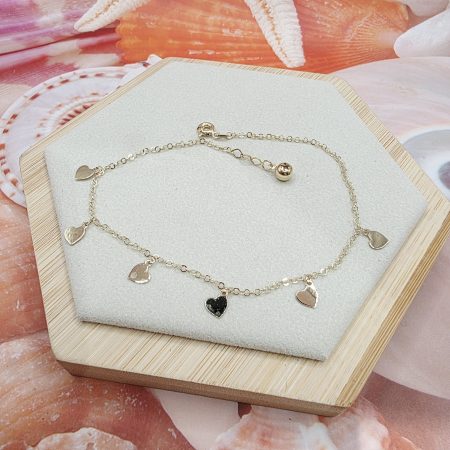 14K Gold Ankle Bracelet/ Bratara pentru Glezna Aur 14K 054