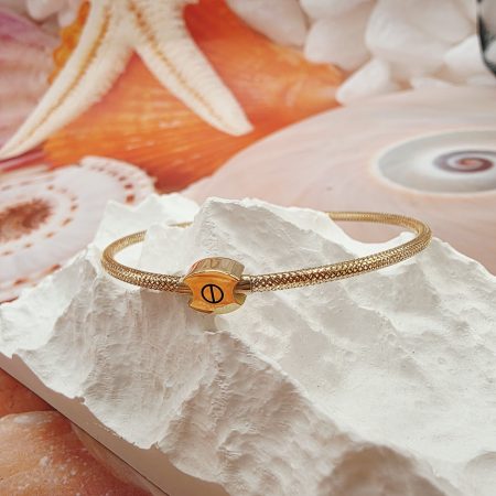 14K Gold Bangle/ Bratara Fixa Aur 14K BF536